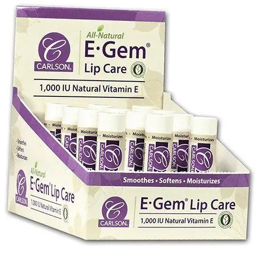 Carlson - E-Gem Lip Care Box of 12