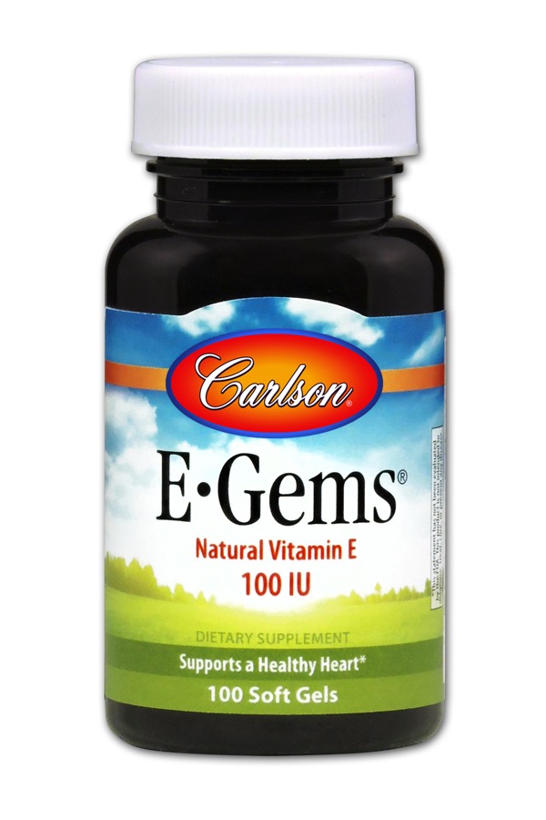 Carlson - E-Gems 100 IU 100 Soft Gels