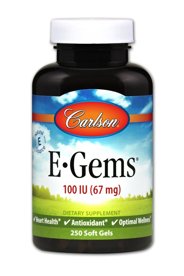 Carlson - E-Gems 100 IU 250 Soft Gels