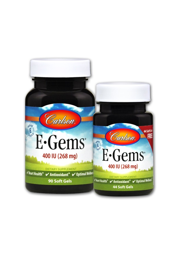 Carlson - E-Gems 400 IU 90 + 44  Soft Gels