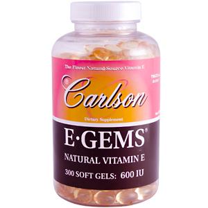 Carlson - E-Gems 600IU 300sz Soft Gels