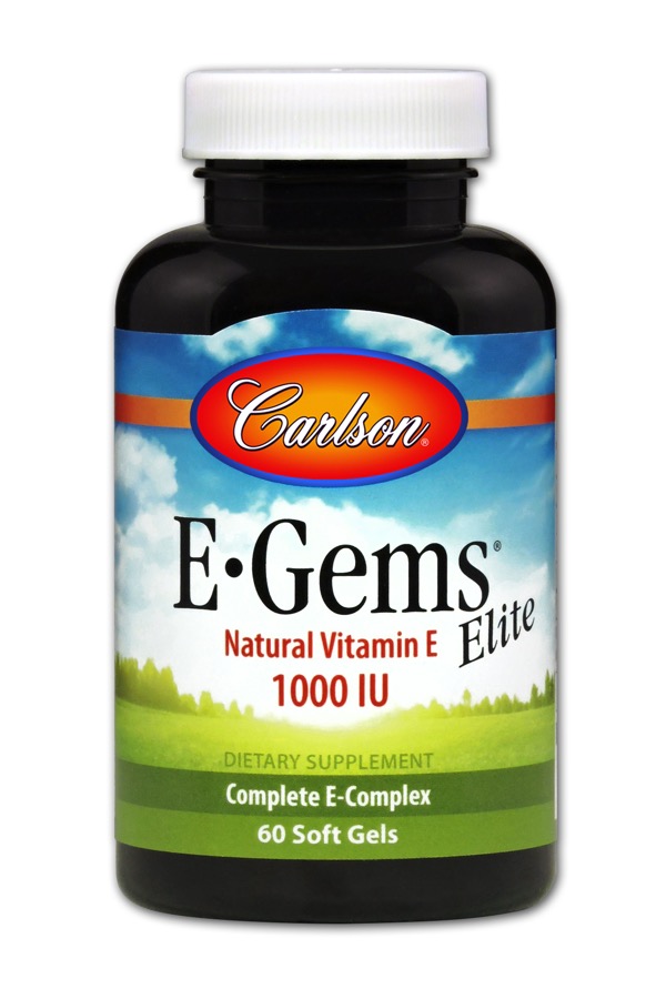 Carlson - E-Gems Elite 1,000 IU 60 Soft Gels