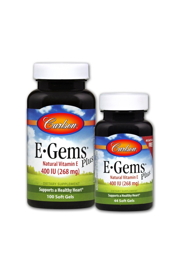 Carlson - E-Gems Plus 400 IU 100 + 44  Soft Gels