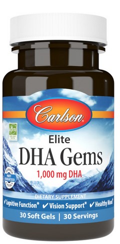 Carlson - Elite DHA Gems 30 Soft Gels