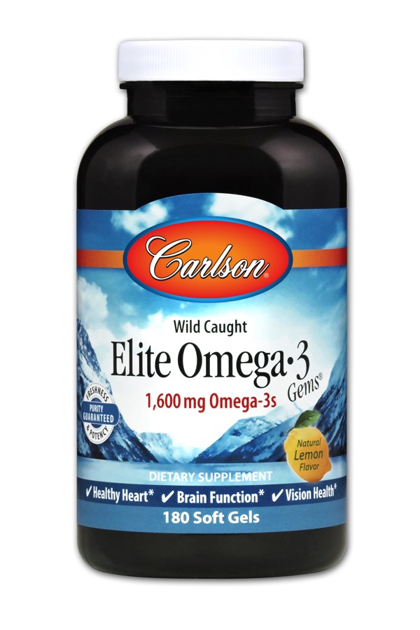 Carlson - Elite Omega-3 Gems 180 Soft Gels