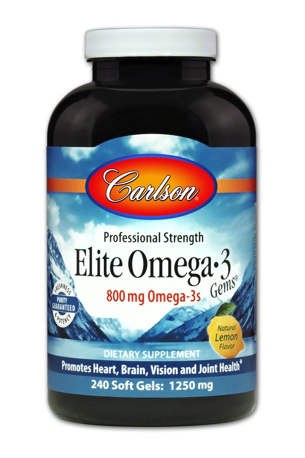 Carlson - Elite Omega-3 Gems 240 Soft Gels