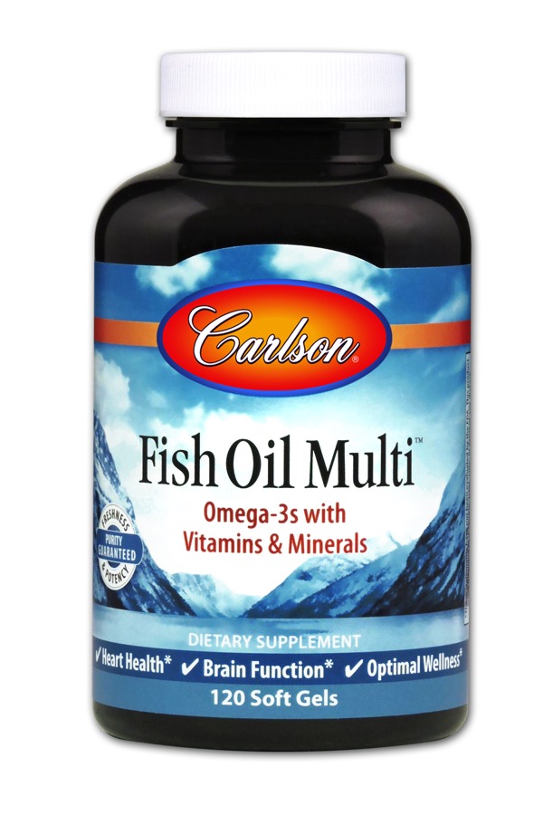 Carlson - Fish Oil Multi 120 Soft Gels         TEMPORARILY UNAVAILABLE