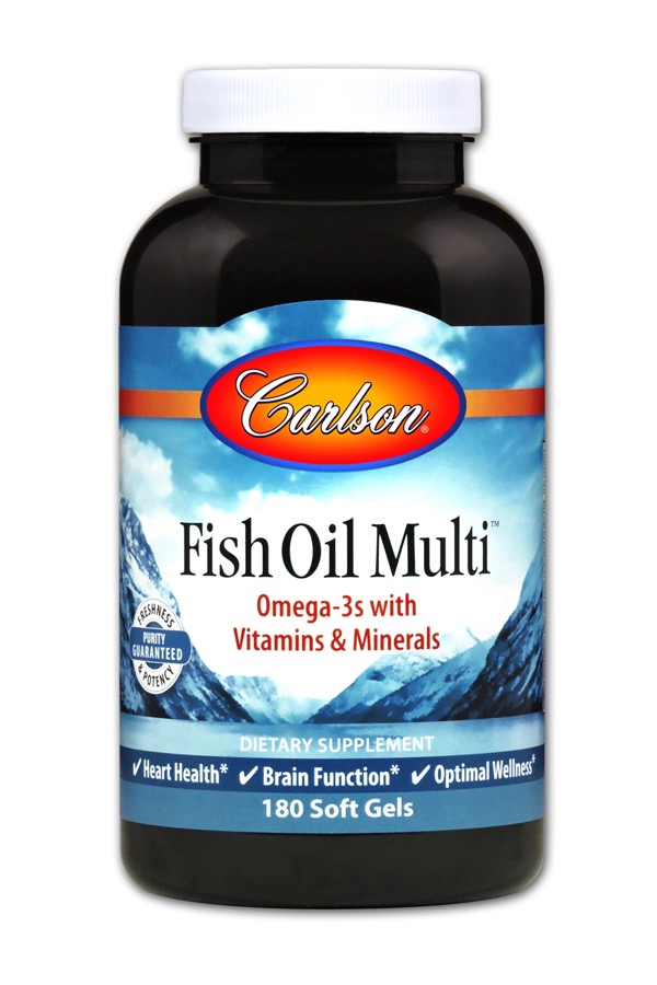 Carlson - Fish Oil Multi 180 Soft Gels