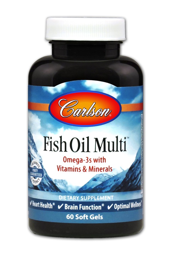 Carlson - Fish Oil Multi 60 Soft Gels