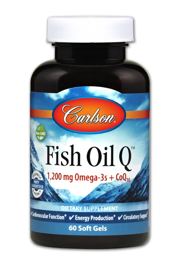 Carlson - Fish Oil Q 60 Soft Gels