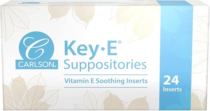 Carlson - Key-E Suppositories (6 boxes of 24)