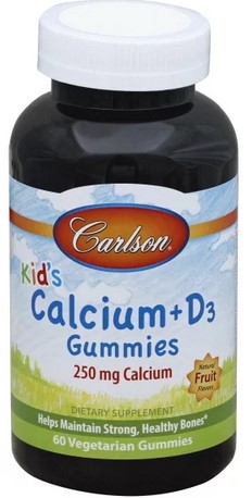 Carlson - Kid's Calcium + D3 Gummies 60 Gummies