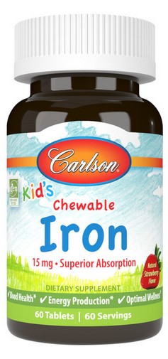 Carlson - Kid's Chewable Iron 60 Tablets