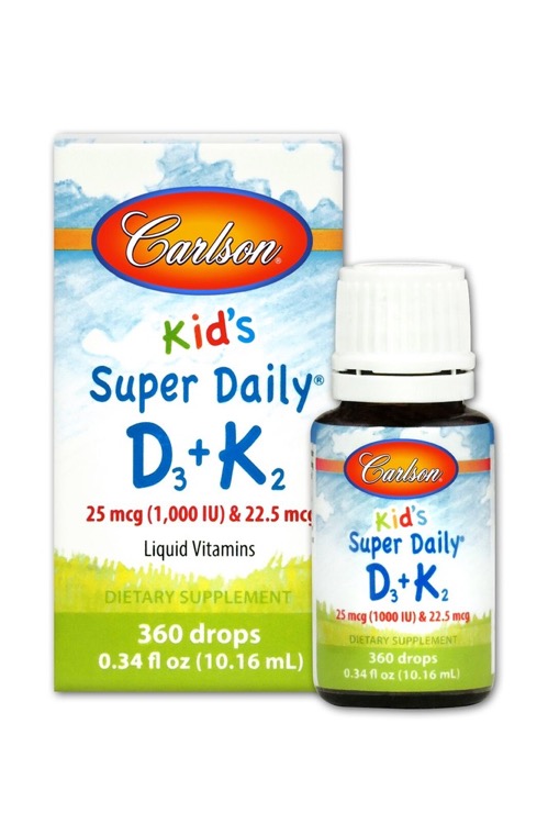 Carlson - (new) Kid's Super Daily D3 + K2