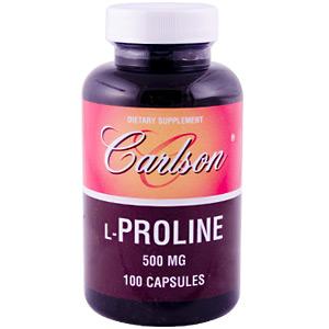 Carlson - L-Proline 500mg 100 Capsules
