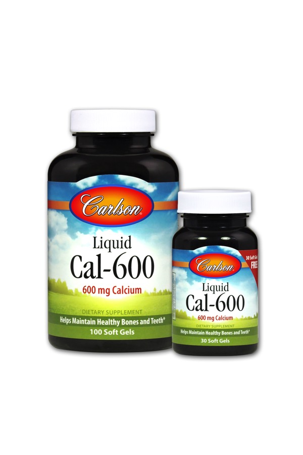 Carlson - Liquid Cal-600 100 + 30 Soft Gels