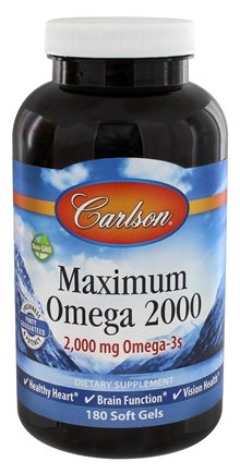 Carlson - Maximum Omega 2000 180 Soft Gels