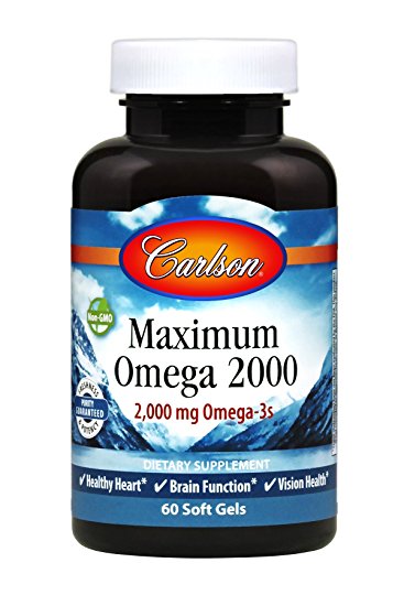 Carlson - Maximum Omega 2000 60 Soft Gels