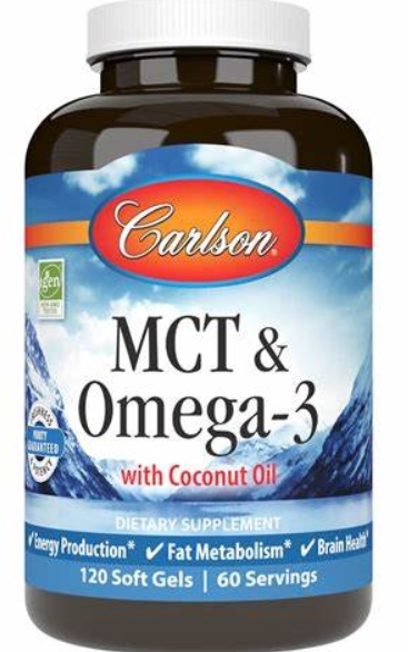 Carlson - MCT Oil 120 Soft Gels