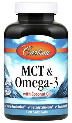 Carlson - MCT & Omega-3 120 Soft Gels