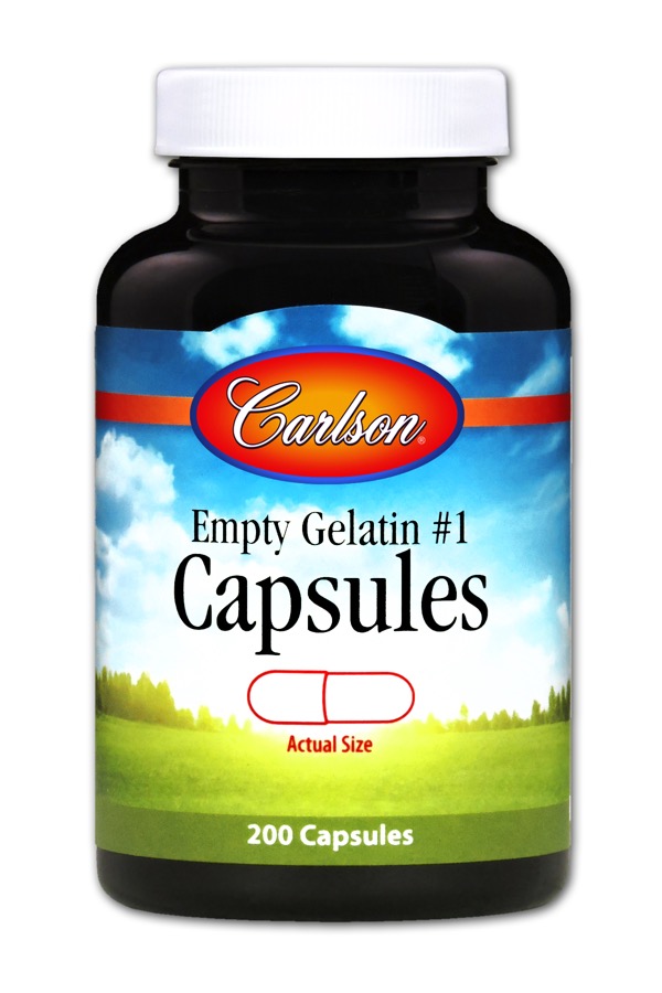 Carlson - Med-Sm #1 Empty Capsules 200