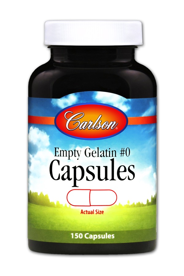 Carlson - Medium #0 Empty Capsules 150