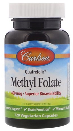 Carlson - Methyl Folate 120 Capsules