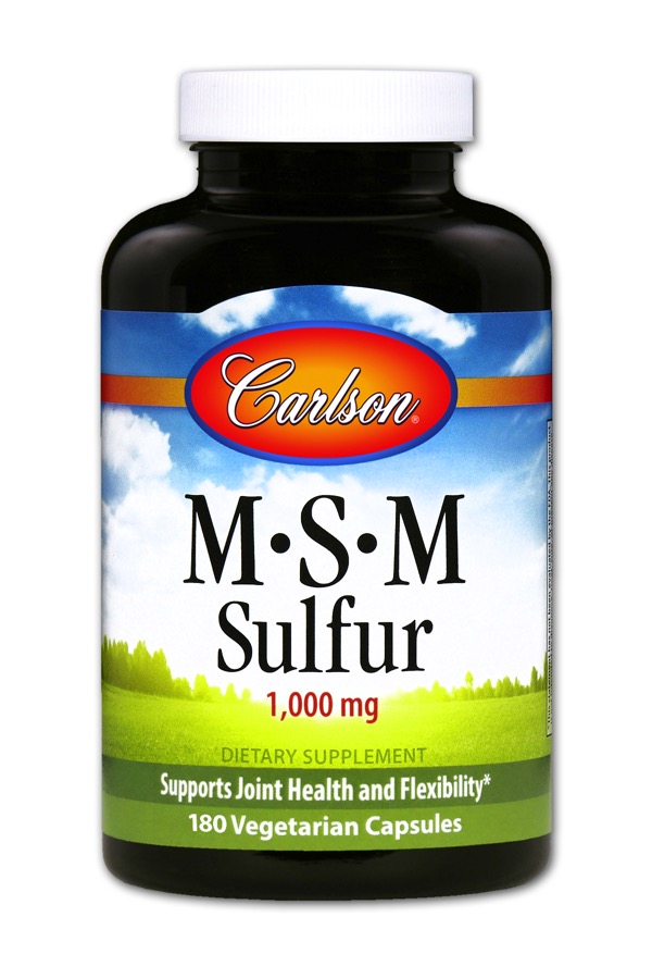 Carlson - MSM-Sulfur 180 Capsules
