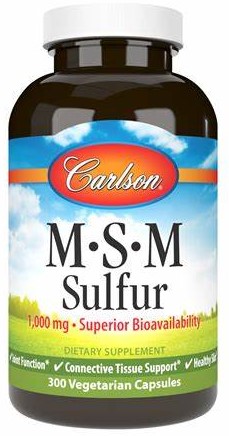Carlson - MSM-Sulfur 300 Capsules
