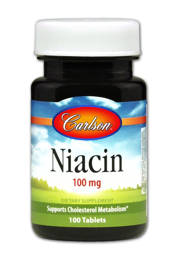Carlson - Niacin 100 mg 100 Tablets