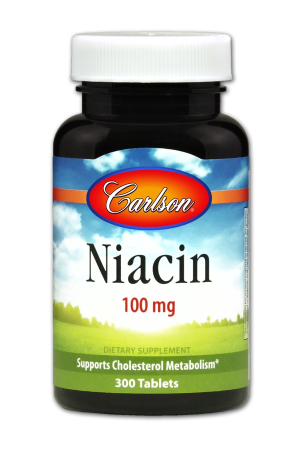 Carlson - Niacin 100 mg 300 Tablets