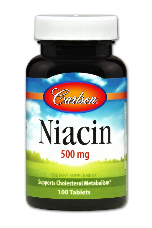 Carlson - Niacin 500 mg 100 Tablets