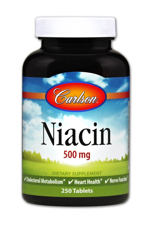 Carlson - Niacin 500 mg 250 Tablets    TEMPORARILY UNAVAILABLE
