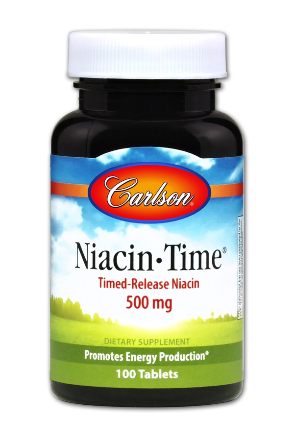 Carlson - Niacin-Time 100 Tablets-OUT OF STOCK