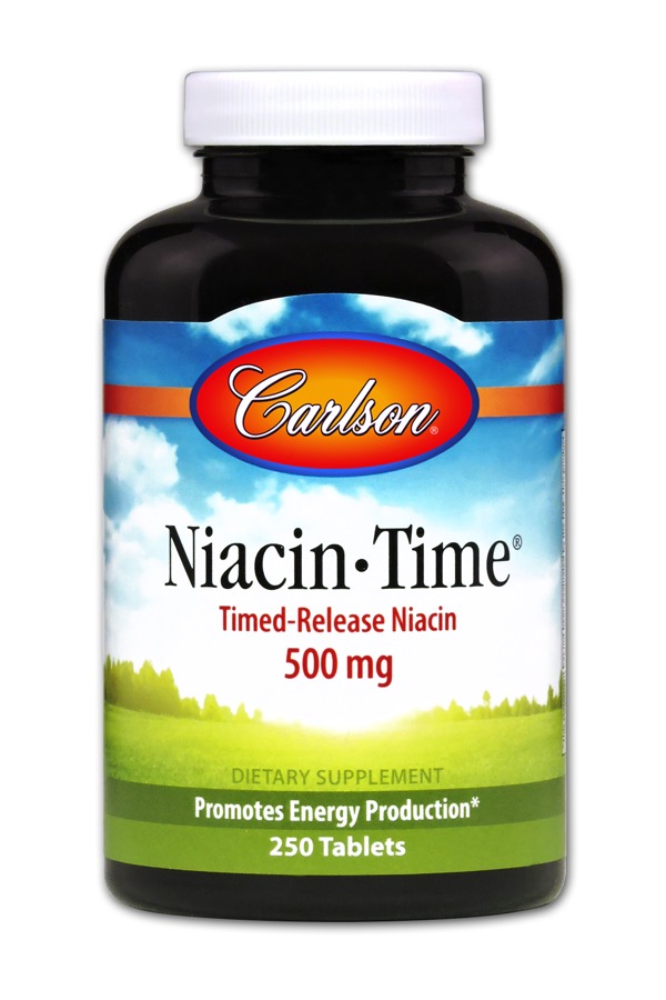 Carlson - Niacin-Time 250 Tablets-OUT OF STOCK