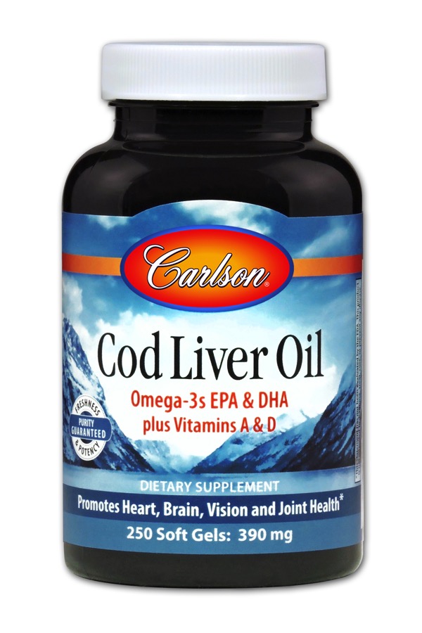 Carlson - Cod Liver Oil Minis 250 Soft Gels