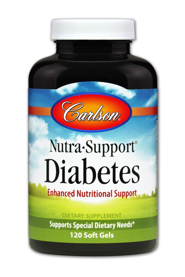 Carlson - Nutra-Support Diabetes  120 Soft Gels