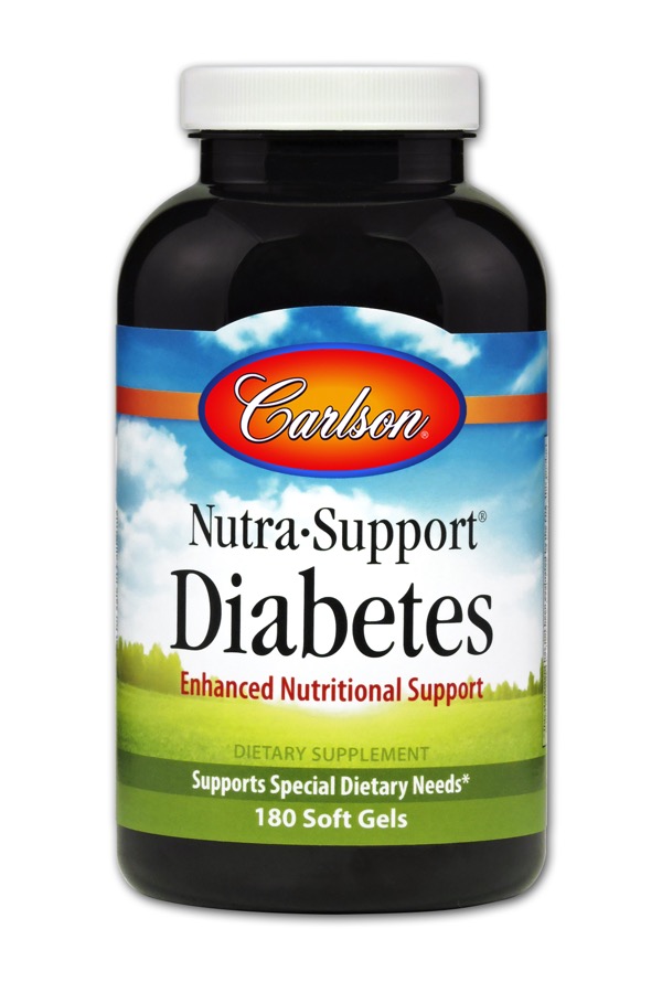 Carlson - Nutra-Support Diabetes 180 Soft Gels      TEMPORARILY UNAVAILABLE