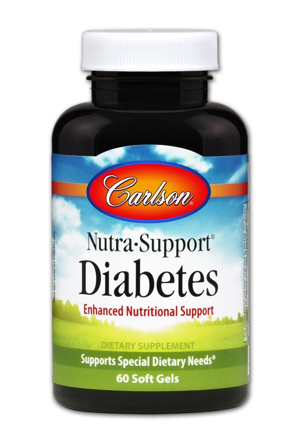 Carlson - Nutra-Support Diabetes 60 Soft Gels