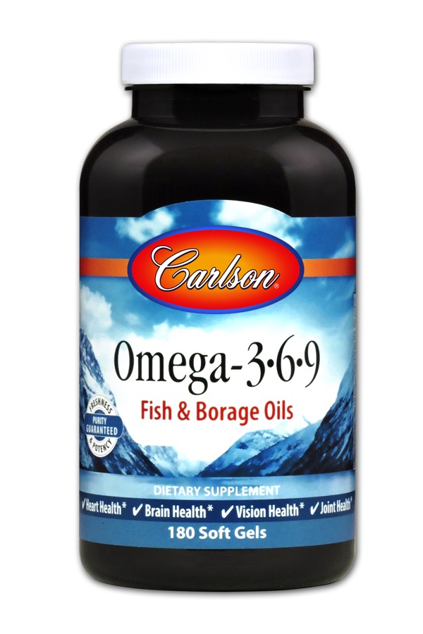 Carlson - Omega Complete (Omega-3-6-9) 180 Soft Gels