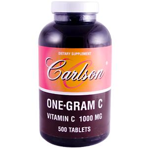 Carlson - One-Gram C 1000mg 500 Tablets