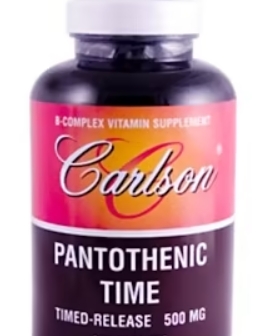 Carlson - Pantothenic Acid Time 100 Tabs