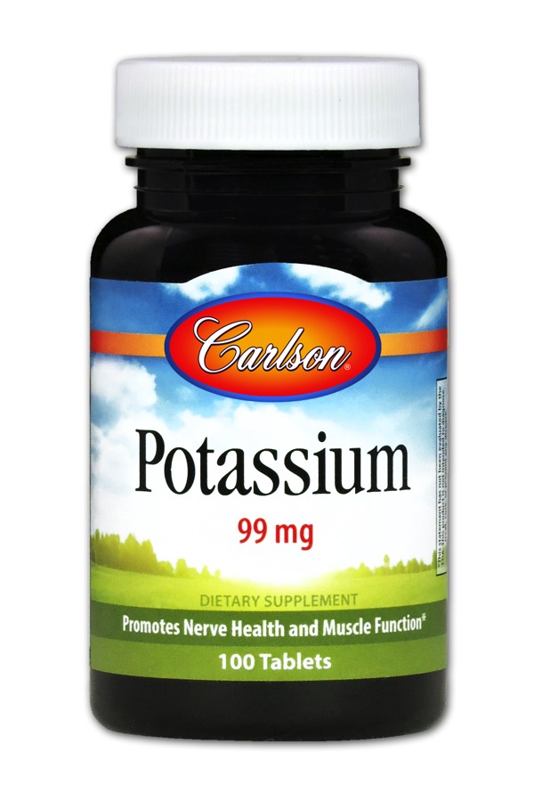 Carlson - Potassium 100 Tablets