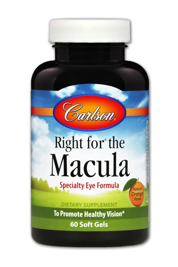 Carlson - (new formula) Right for the Macula 60 Soft Gels