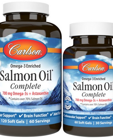 Carlson - Salmon Oil Complete 120 + 60 Soft Gels