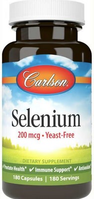 Carlson - Selenium 200 mcg  180 Tablets
