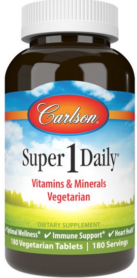 Carlson - Super 1 Daily 180 Tablets