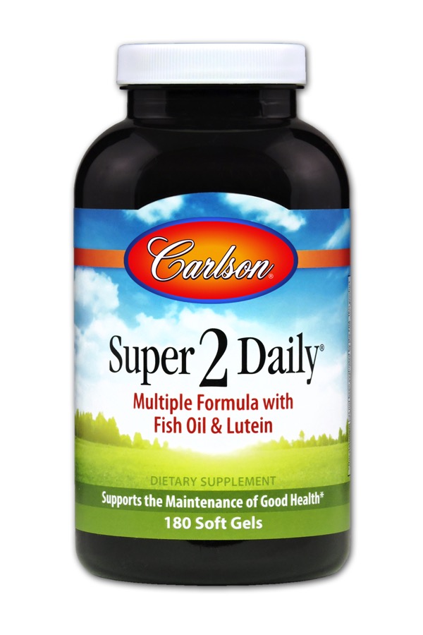 Carlson - Super 2 Daily 180 Soft Gels-OUT OF STOCK