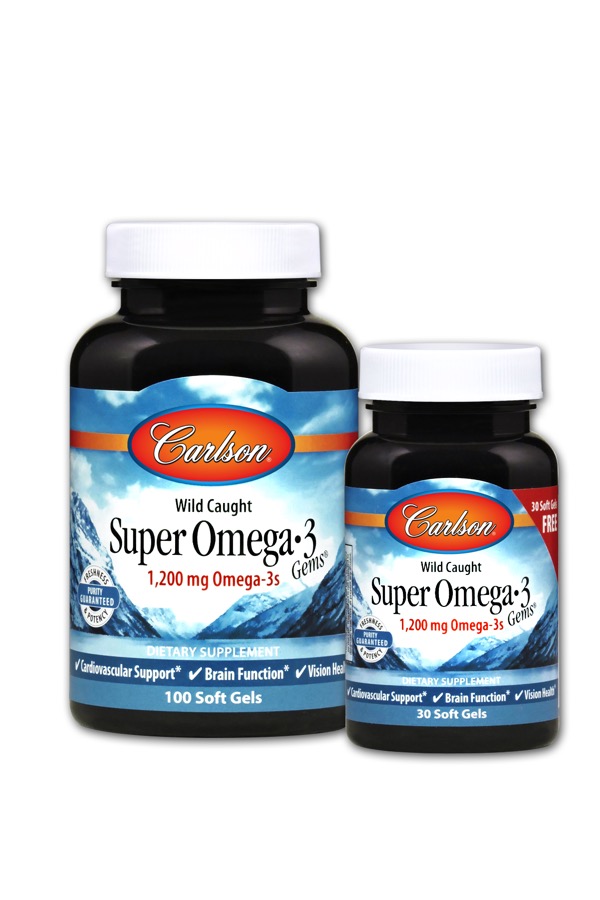 Carlson - Super Omega-3 Gems 100 + 30 Soft Gels