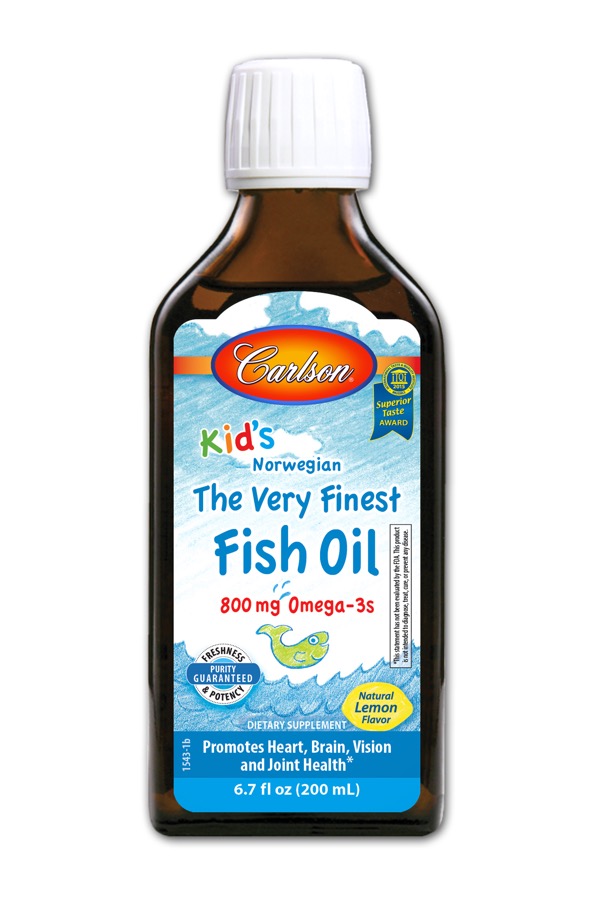 Carlson - Kid's The Very Finest Fish Oil, Lemon 200 mL